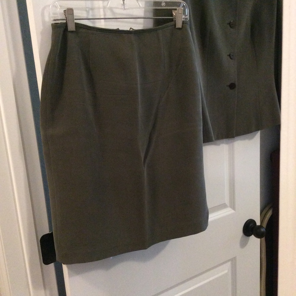 Silk Pencil Skirt